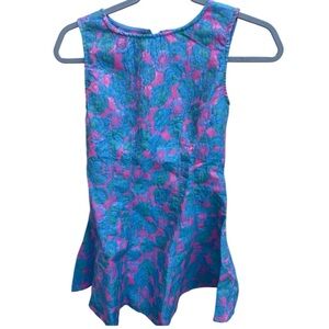 NWT Honey Punch Floral Sleeveless Dress Blue & Pink Size‎ Small